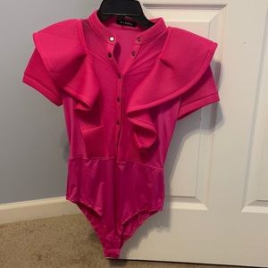Banjul pink size Large bodysuit